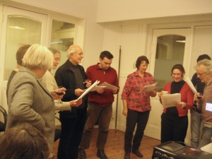 Nieuwjaarsbijeenkomst: het BDS koor